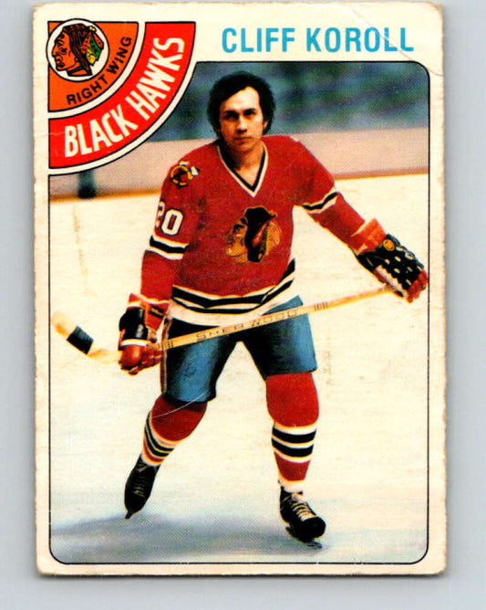 1978-79 O-Pee-Chee #239 Cliff Koroll  Chicago Blackhawks  V24230