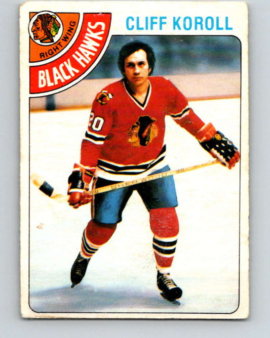 1978-79 O-Pee-Chee #239 Cliff Koroll  Chicago Blackhawks  V24232