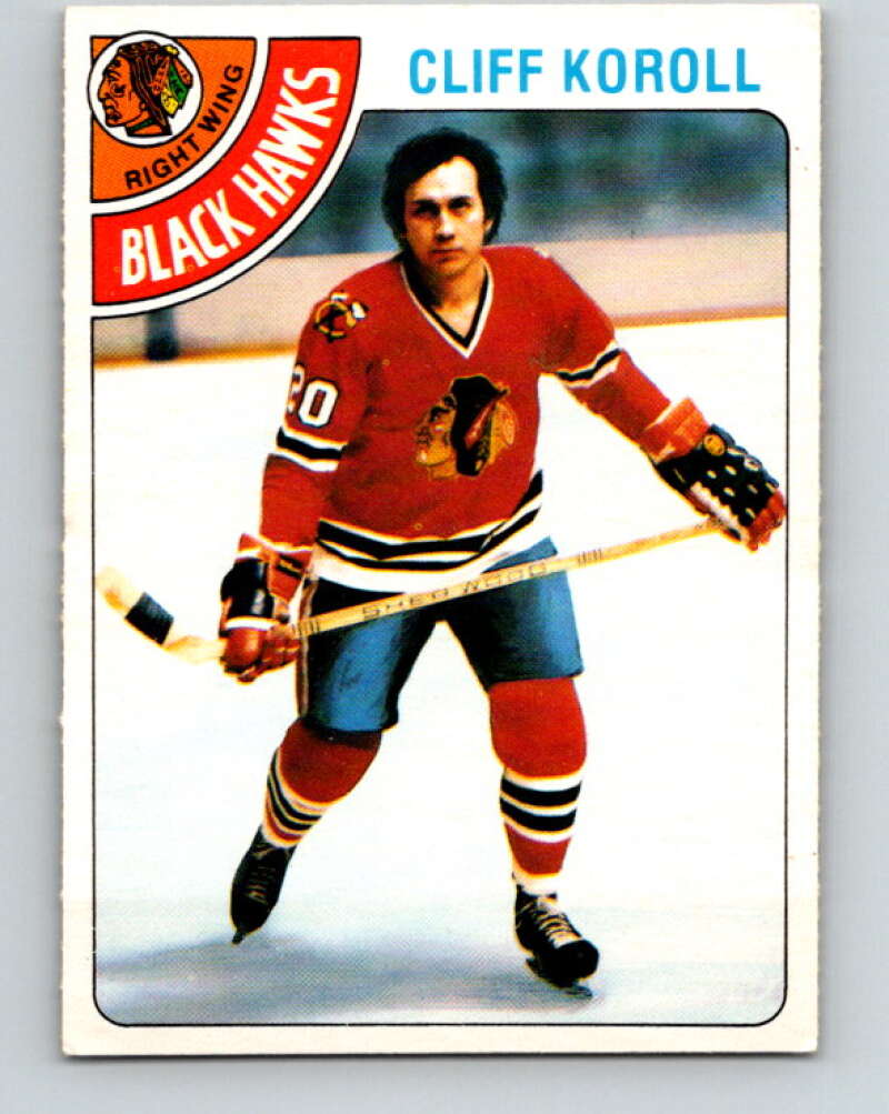1978-79 O-Pee-Chee #239 Cliff Koroll  Chicago Blackhawks  V24233