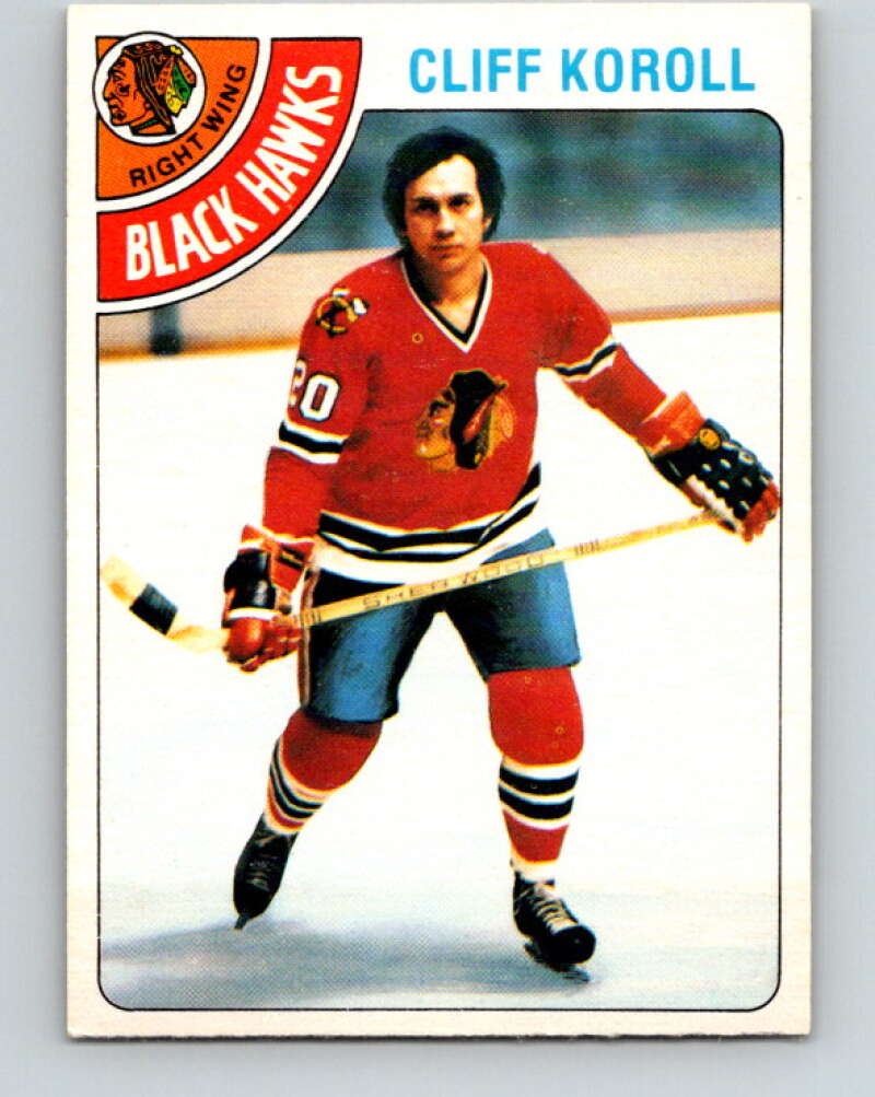 1978-79 O-Pee-Chee #239 Cliff Koroll  Chicago Blackhawks  V24235