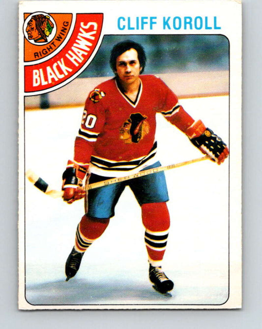 1978-79 O-Pee-Chee #239 Cliff Koroll  Chicago Blackhawks  V24238