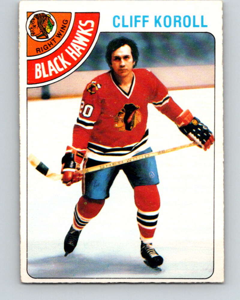 1978-79 O-Pee-Chee #239 Cliff Koroll  Chicago Blackhawks  V24242