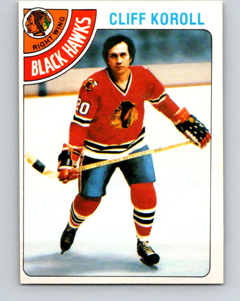 1978-79 O-Pee-Chee #239 Cliff Koroll  Chicago Blackhawks  V24243