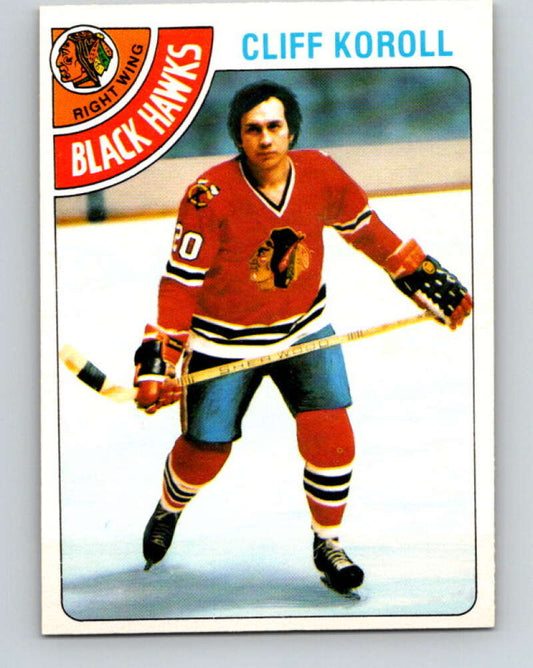 1978-79 O-Pee-Chee #239 Cliff Koroll  Chicago Blackhawks  V24244