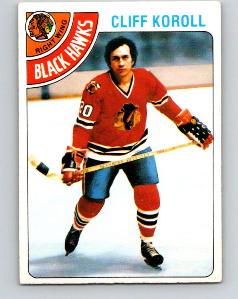 1978-79 O-Pee-Chee #239 Cliff Koroll  Chicago Blackhawks  V24245