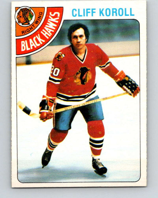 1978-79 O-Pee-Chee #239 Cliff Koroll  Chicago Blackhawks  V24246