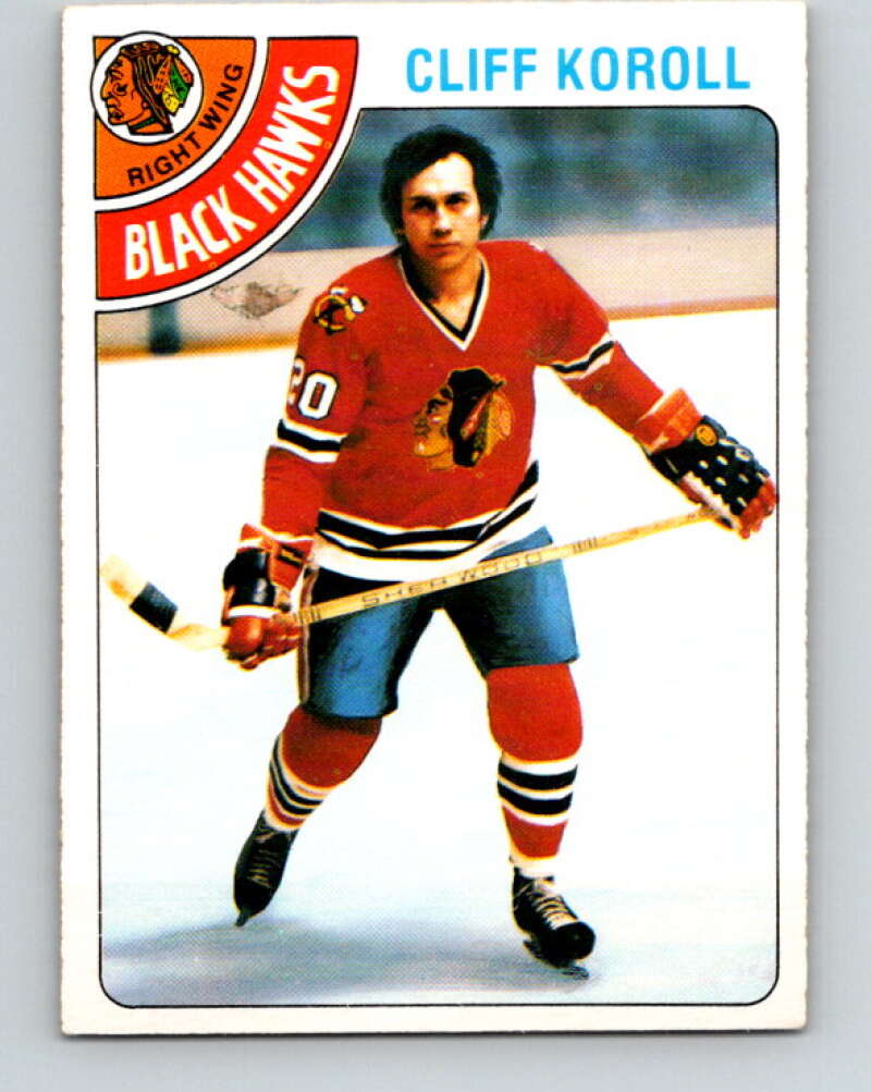 1978-79 O-Pee-Chee #239 Cliff Koroll  Chicago Blackhawks  V24247
