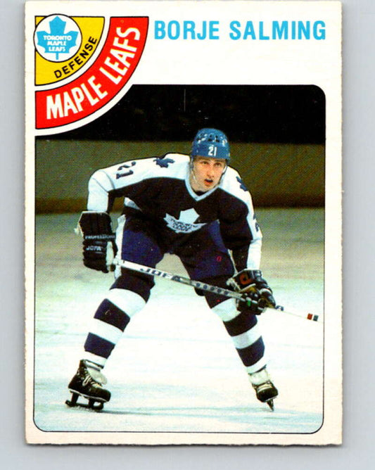 1978-79 O-Pee-Chee #240 Borje Salming AS  Toronto Maple Leafs  V24252