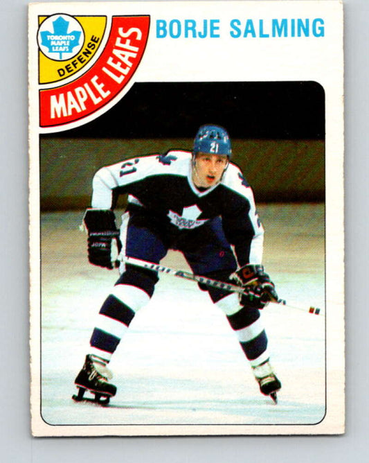 1978-79 O-Pee-Chee #240 Borje Salming AS  Toronto Maple Leafs  V24254