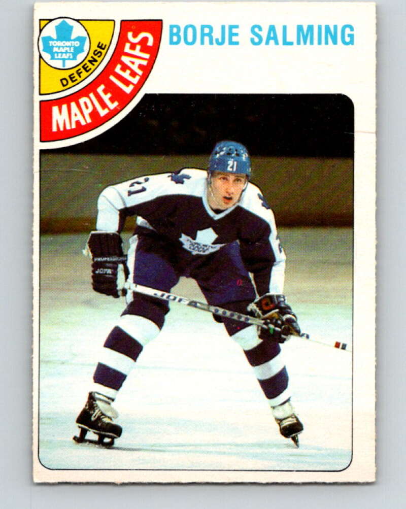 1978-79 O-Pee-Chee #240 Borje Salming AS  Toronto Maple Leafs  V24256