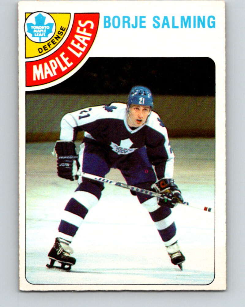 1978-79 O-Pee-Chee #240 Borje Salming AS  Toronto Maple Leafs  V24257