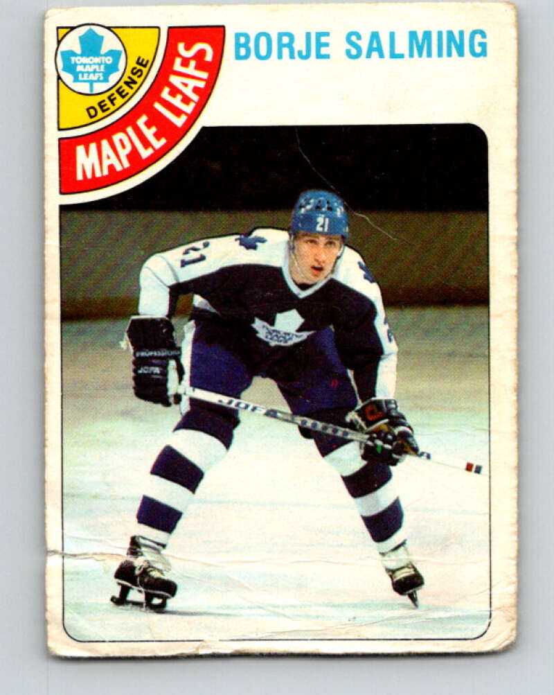 1978-79 O-Pee-Chee #240 Borje Salming AS  Toronto Maple Leafs  V24258