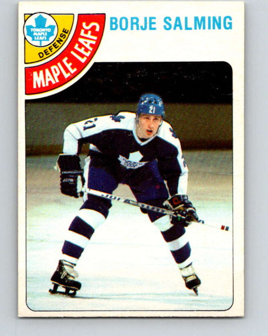 1978-79 O-Pee-Chee #240 Borje Salming AS  Toronto Maple Leafs  V24259