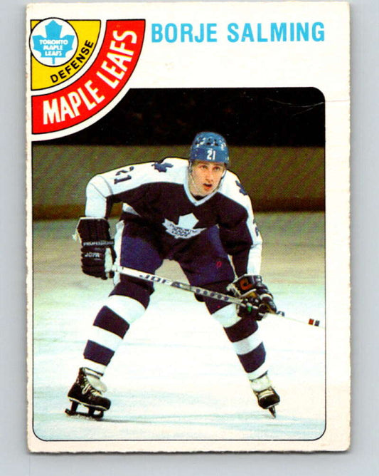 1978-79 O-Pee-Chee #240 Borje Salming AS  Toronto Maple Leafs  V24260