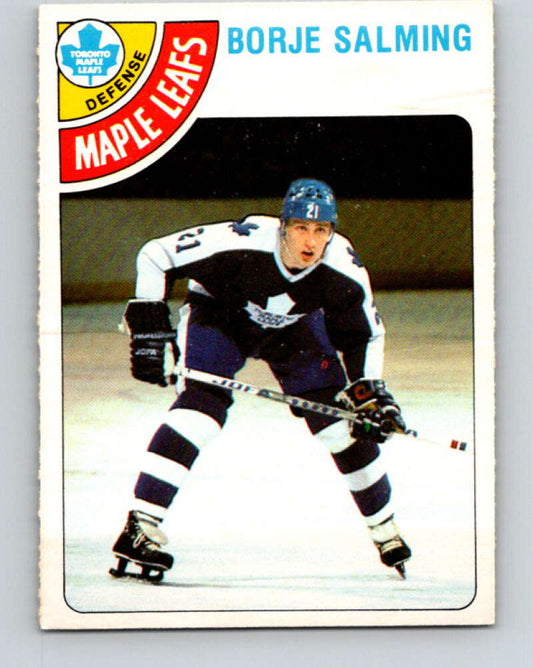 1978-79 O-Pee-Chee #240 Borje Salming AS  Toronto Maple Leafs  V24261