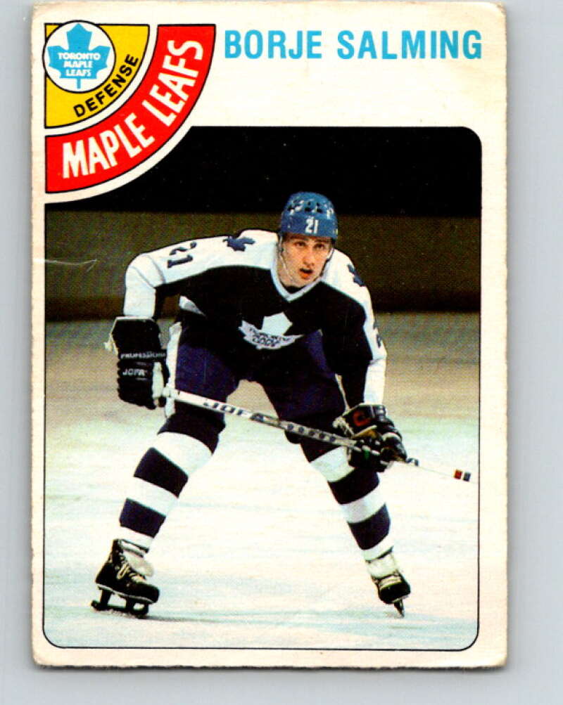 1978-79 O-Pee-Chee #240 Borje Salming AS  Toronto Maple Leafs  V24266