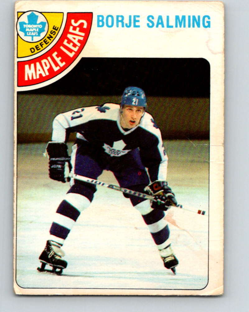1978-79 O-Pee-Chee #240 Borje Salming AS  Toronto Maple Leafs  V24267