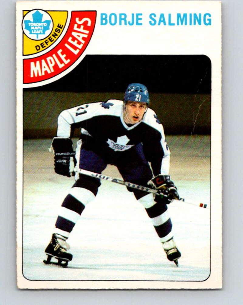 1978-79 O-Pee-Chee #240 Borje Salming AS  Toronto Maple Leafs  V24269