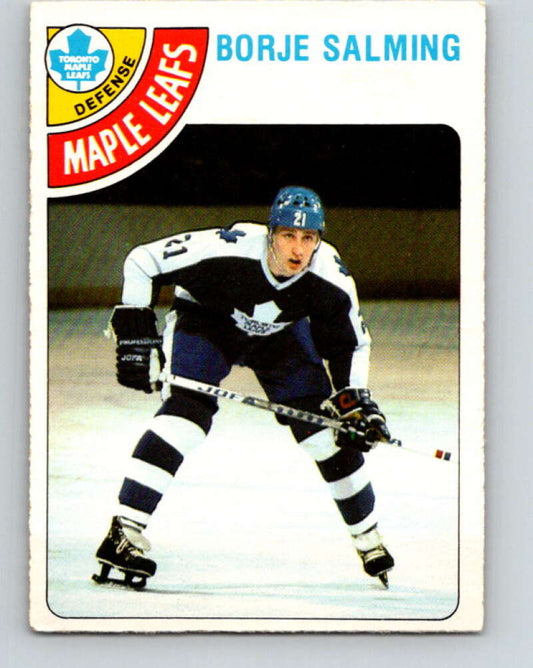 1978-79 O-Pee-Chee #240 Borje Salming AS  Toronto Maple Leafs  V24270