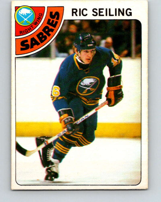 1978-79 O-Pee-Chee #242 Ric Seiling  RC Rookie Buffalo Sabres  V24299