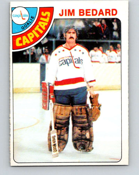 1978-79 O-Pee-Chee #243 Jim Bedard  RC Rookie Capitals  V24313