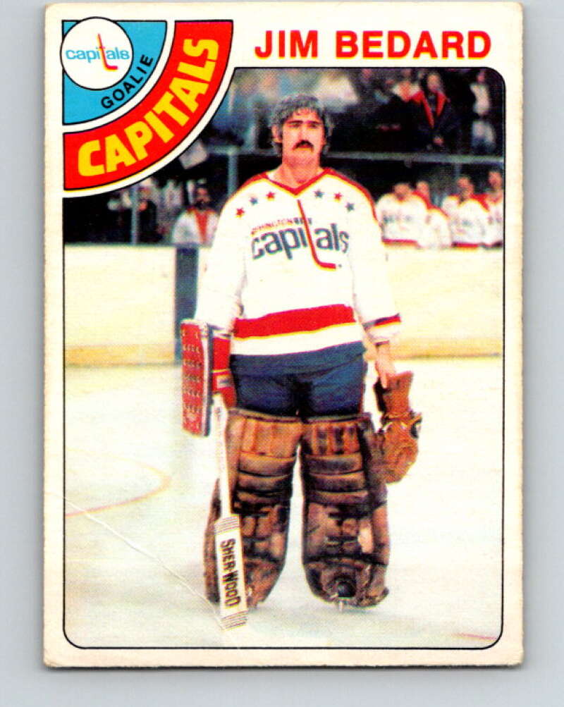 1978-79 O-Pee-Chee #243 Jim Bedard  RC Rookie Capitals  V24315