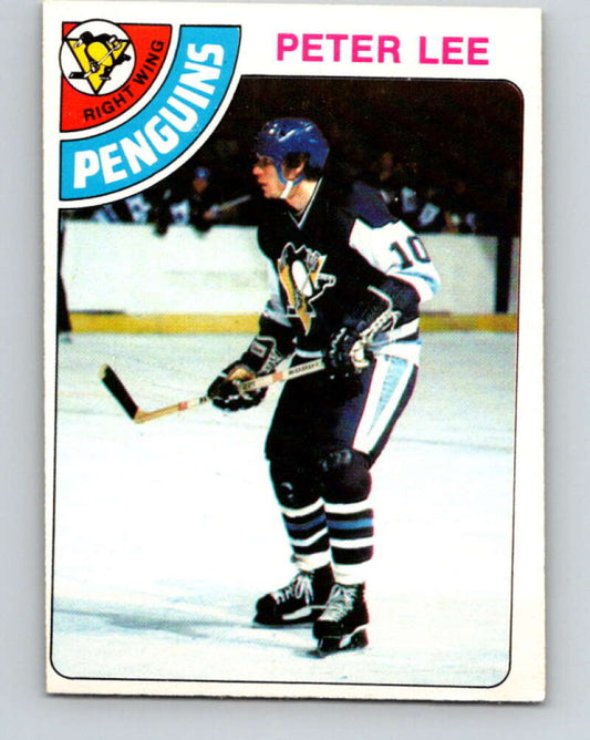 1978-79 O-Pee-Chee #244 Peter Lee RC Rookie Penguins  V24319