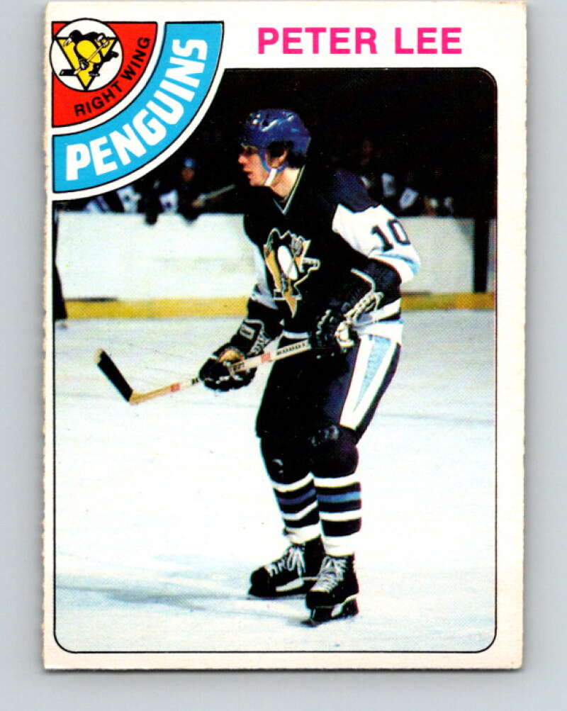 1978-79 O-Pee-Chee #244 Peter Lee RC Rookie Penguins  V24327