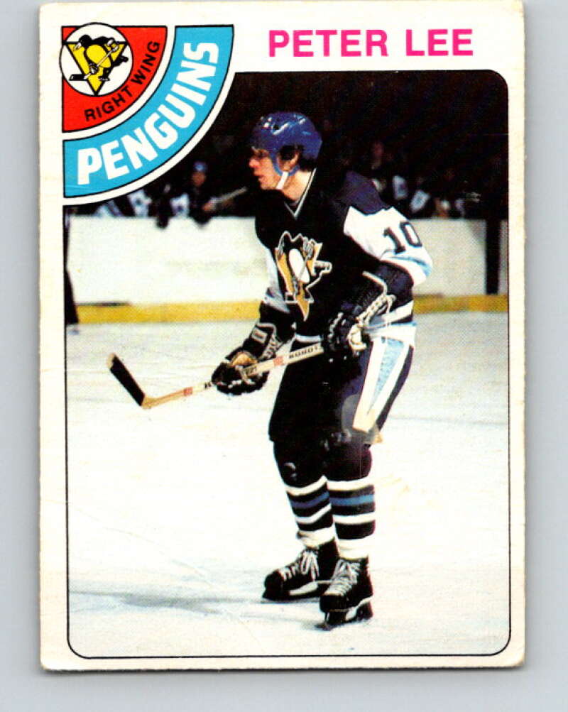 1978-79 O-Pee-Chee #244 Peter Lee RC Rookie Penguins  V24331