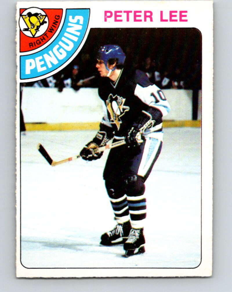 1978-79 O-Pee-Chee #244 Peter Lee RC Rookie Penguins  V24333