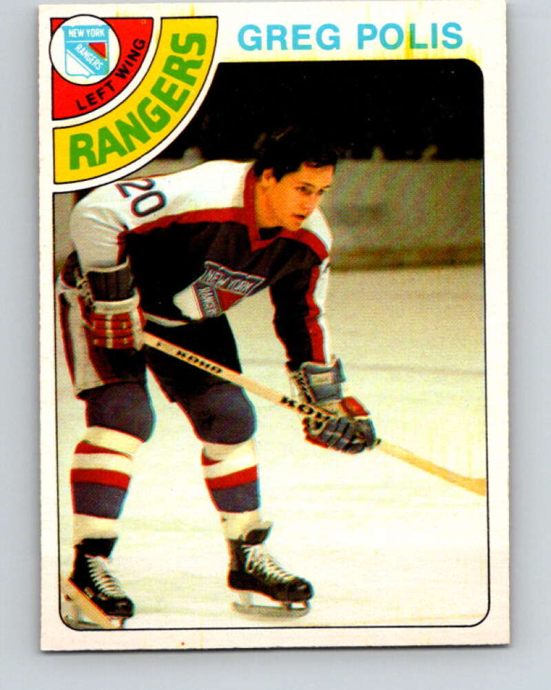 1978-79 O-Pee-Chee #246 Greg Polis  New York Rangers  V24349