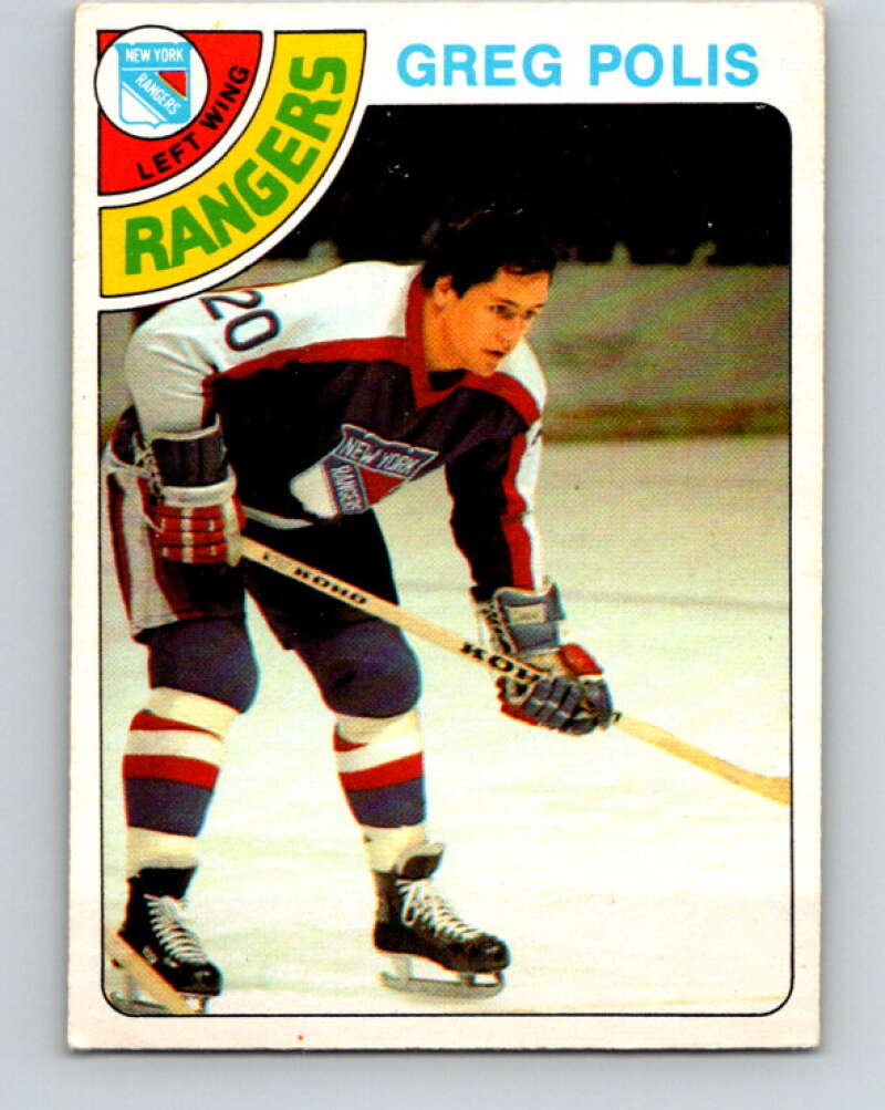 1978-79 O-Pee-Chee #246 Greg Polis  New York Rangers  V24350
