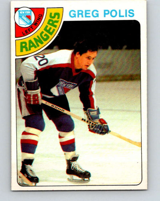 1978-79 O-Pee-Chee #246 Greg Polis  New York Rangers  V24351