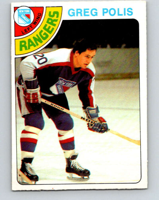 1978-79 O-Pee-Chee #246 Greg Polis  New York Rangers  V24352
