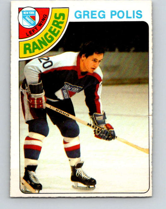 1978-79 O-Pee-Chee #246 Greg Polis  New York Rangers  V24354