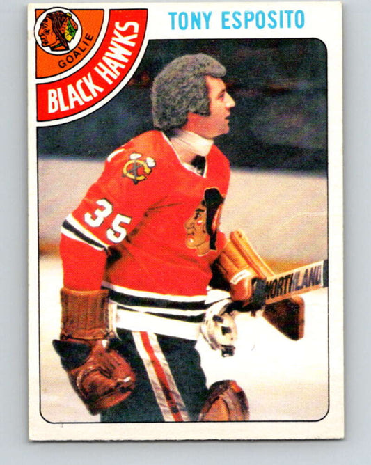 1978-79 O-Pee-Chee #250 Tony Esposito  Chicago Blackhawks  V24382