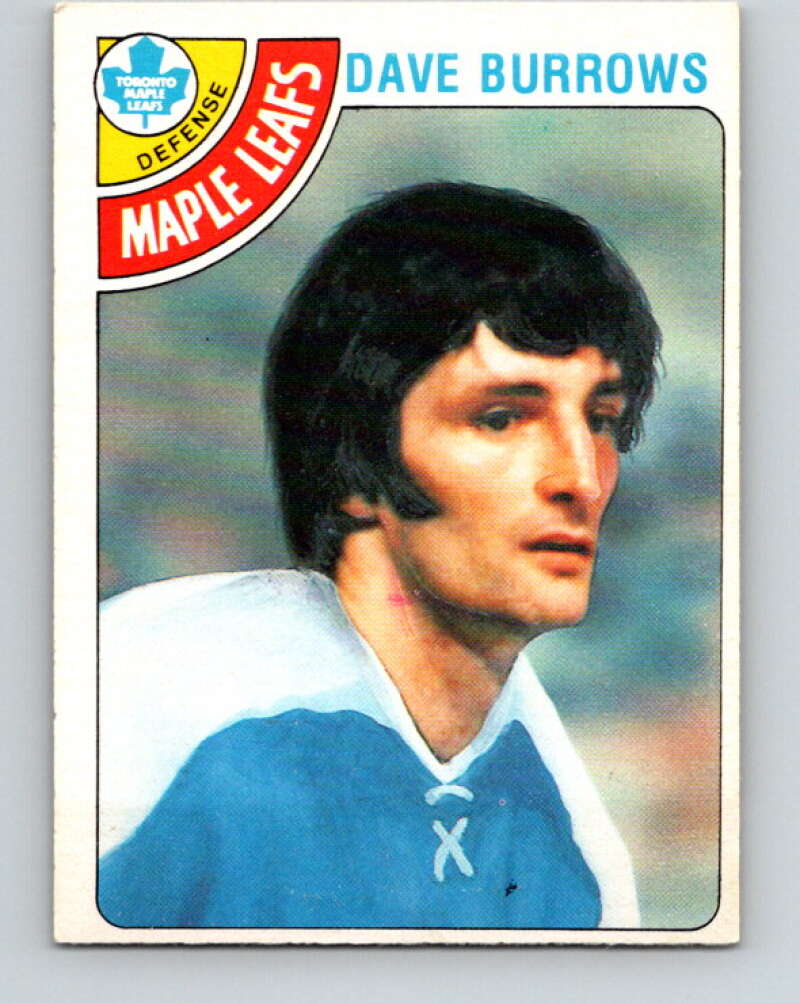 1978-79 O-Pee-Chee #254 Dave Burrows  Toronto Maple Leafs  V24449