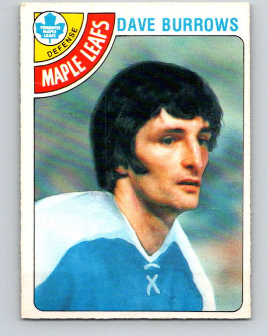 1978-79 O-Pee-Chee #254 Dave Burrows  Toronto Maple Leafs  V24460