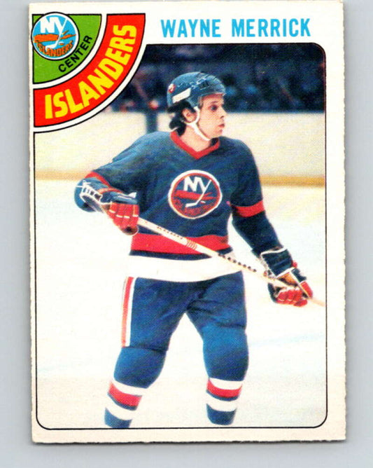 1978-79 O-Pee-Chee #258 Wayne Merrick  New York Islanders  V24503