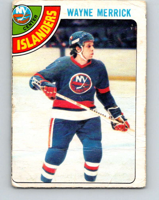 1978-79 O-Pee-Chee #258 Wayne Merrick  New York Islanders  V24512