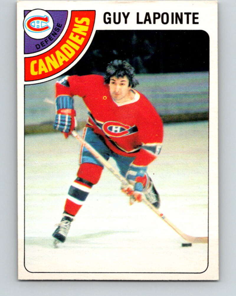 1978-79 O-Pee-Chee #260 Guy Lapointe  Montreal Canadiens  V24545