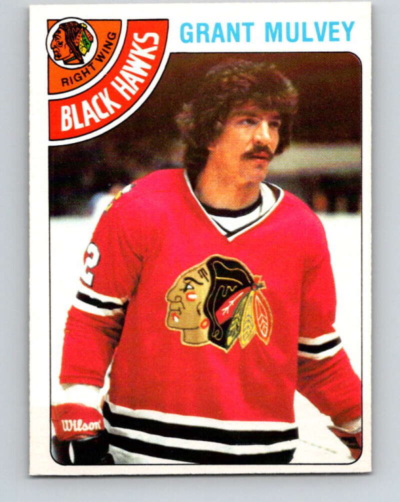 1978-79 O-Pee-Chee #261 Grant Mulvey  Chicago Blackhawks  V24550