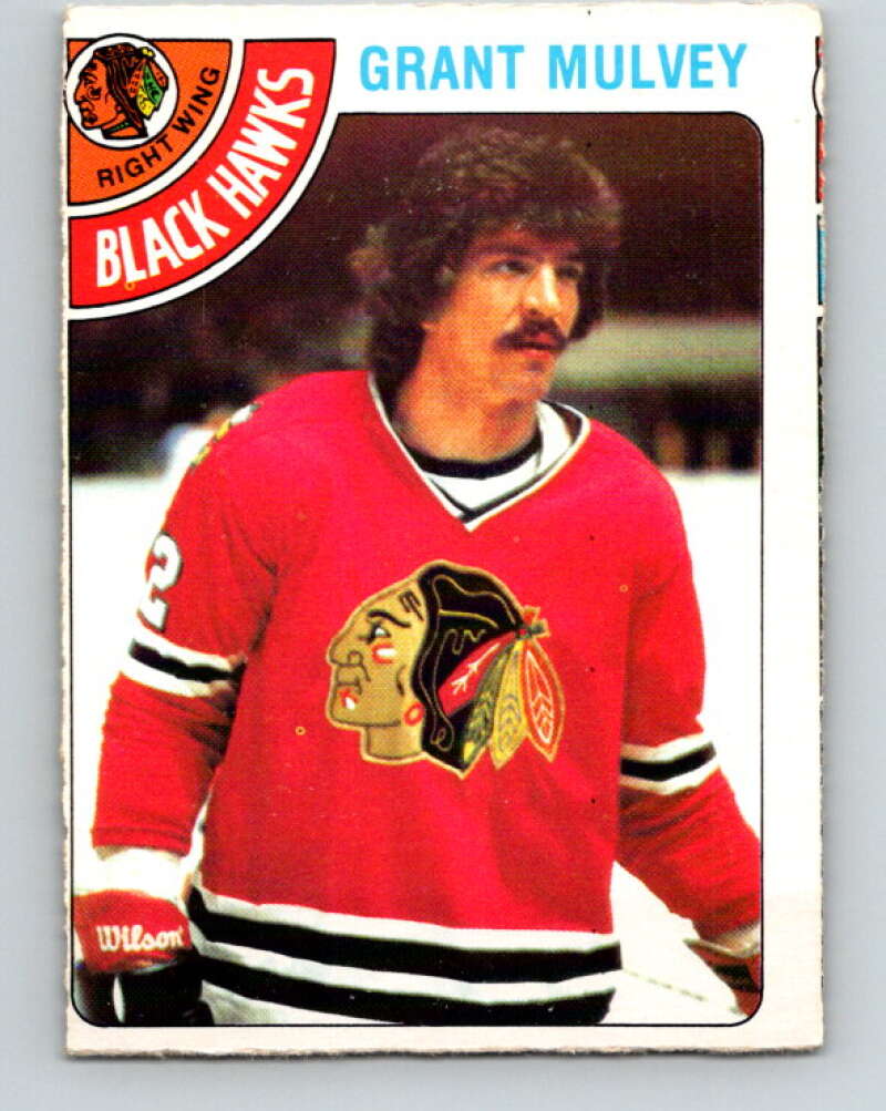 1978-79 O-Pee-Chee #261 Grant Mulvey  Chicago Blackhawks  V24551