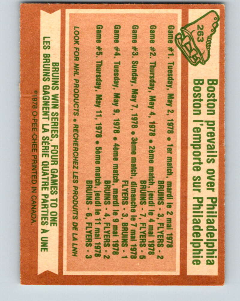 1978-79 O-Pee-Chee #263 Stanley Cup Semi-Finals   V24575