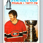 1978-79 O-Pee-Chee #264 Stanley Cup  Montreal Canadiens  V24585