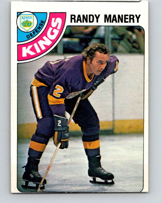 1978-79 O-Pee-Chee #266 Randy Manery  Los Angeles Kings  V24624