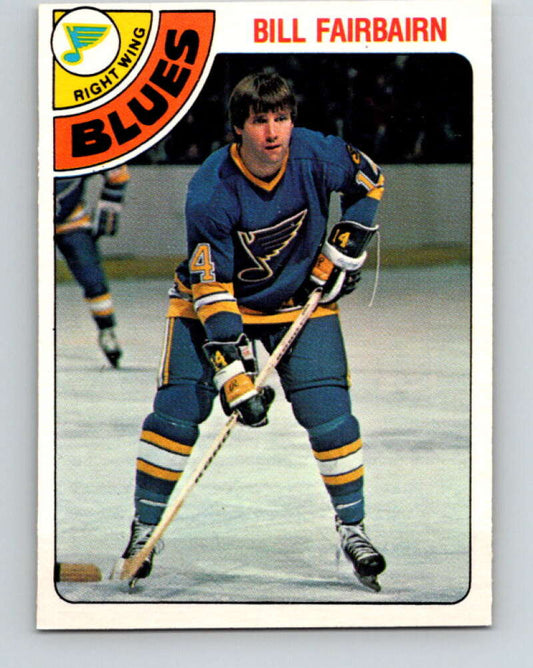 1978-79 O-Pee-Chee #267 Bill Fairbairn  St. Louis Blues  V24627