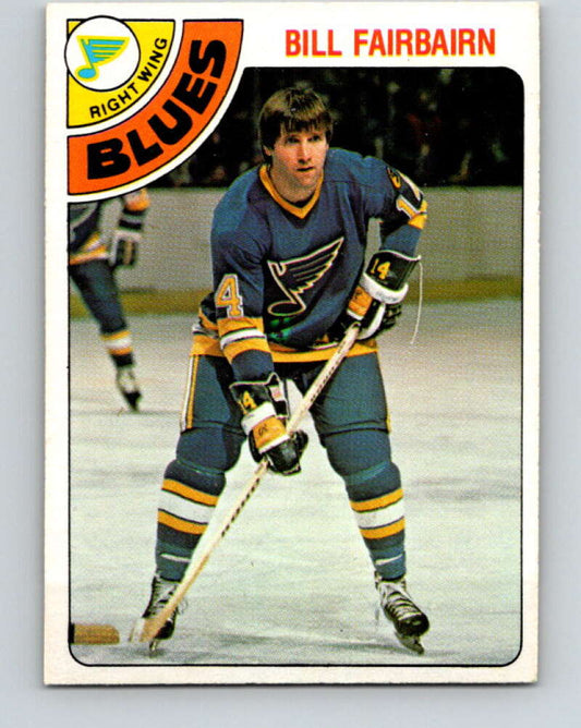 1978-79 O-Pee-Chee #267 Bill Fairbairn  St. Louis Blues  V24628