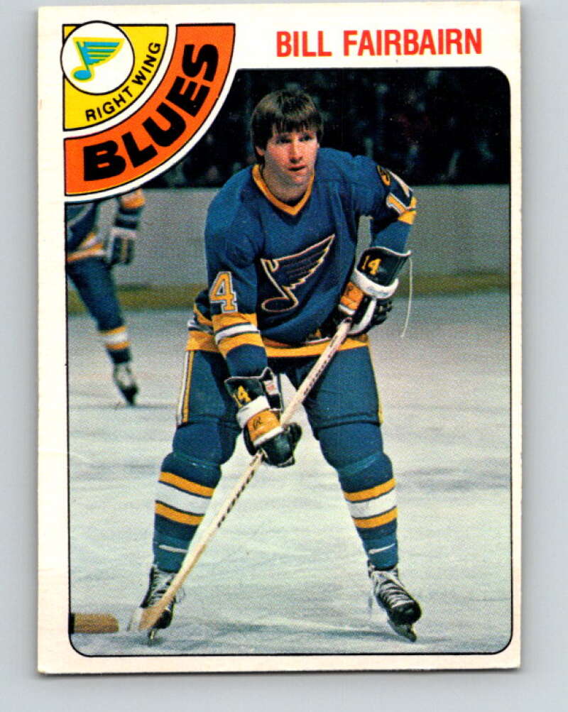 1978-79 O-Pee-Chee #267 Bill Fairbairn  St. Louis Blues  V24629