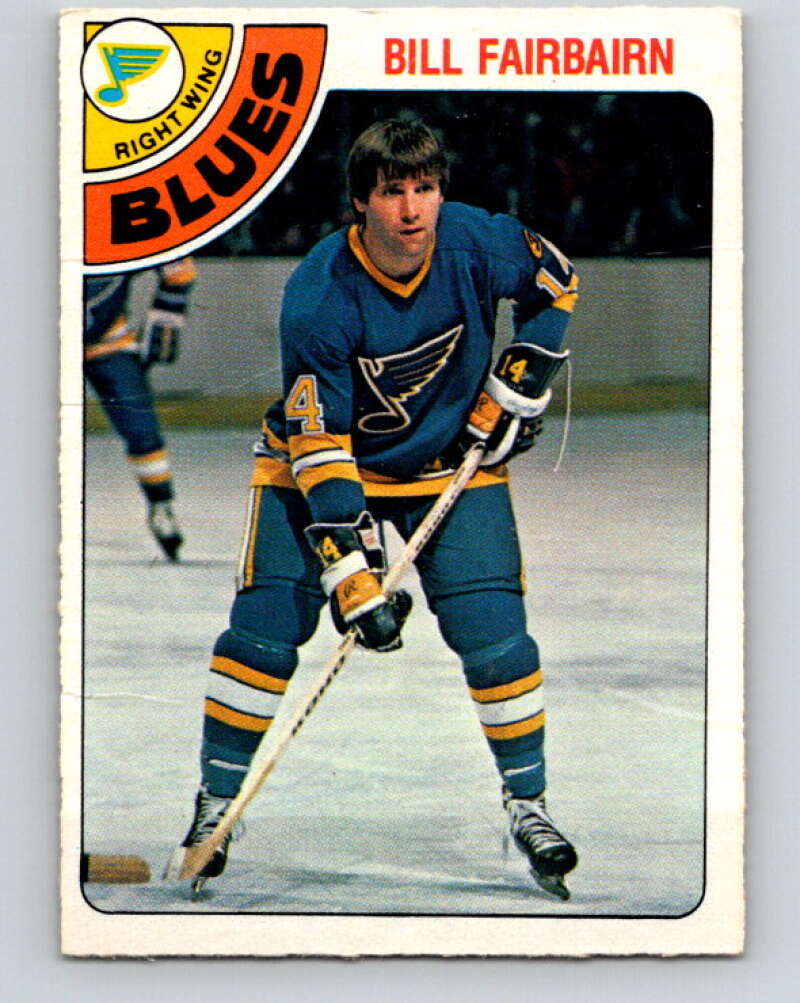 1978-79 O-Pee-Chee #267 Bill Fairbairn  St. Louis Blues  V24630